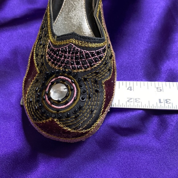 New 📌 Wild Rose slip on Sandals - Mules with beautiful  Beading - Picture 8 of 13